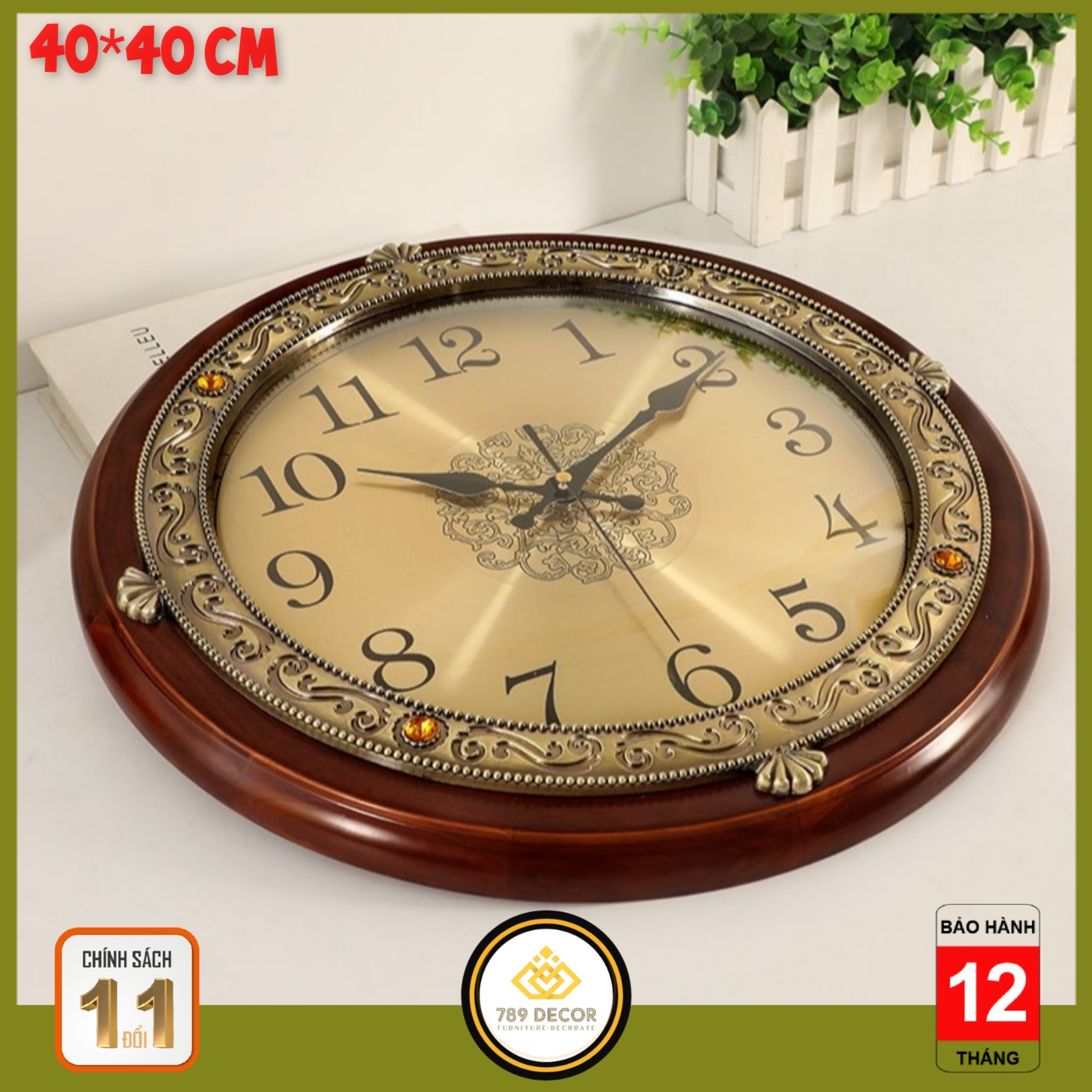 ĐỒNG HỒ GỖ PHONG CÁCH CHÂU ÂU