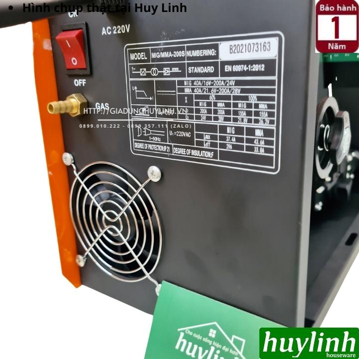 Máy hàn 3 chức năng Btec MIG MMA-200S - Tặng 1 cuộn dây 1kg - Hàng chính hãng