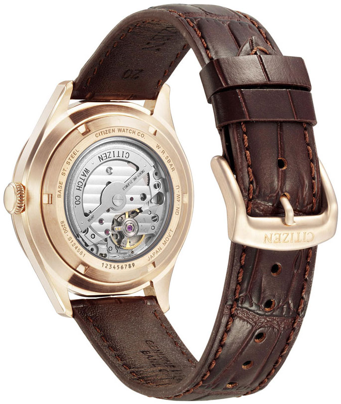Đồng Hồ Citizen C7 Dây Da NH8393-05A - Mặt Trắng