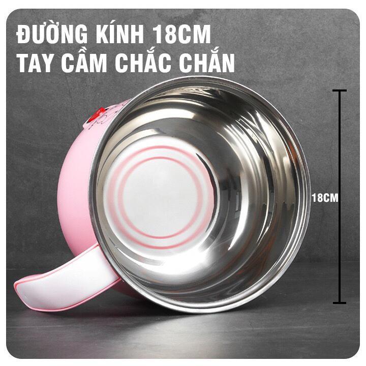 Nồi Lẩu Mini Kèm Giá Hấp Size 18cm