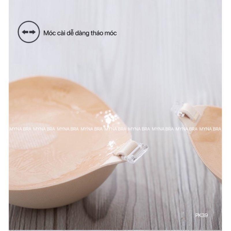 Áo lót dán cài trước mút dày 6cm dính siêu chắc an toàn cho da - miếng dán ngực đệm siêu dày