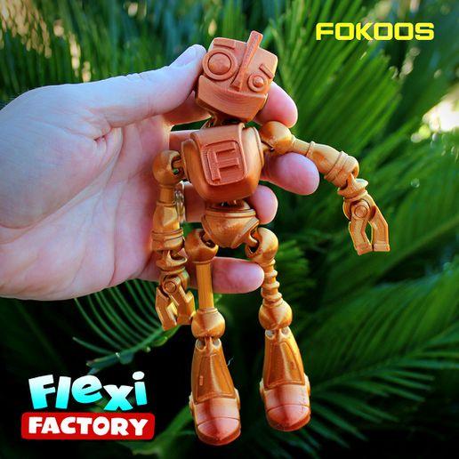 Đồ chơi Flexi robot nhún nhảy nhiều màu, trang trí, DECOR PHÒNG - FLEXI ROBOT