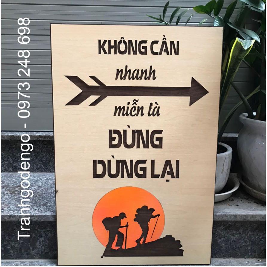 TRANH GỖ SLOGAN (nhiều mẫu)