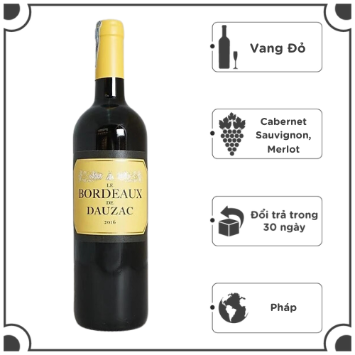 Rượu vang Pháp Le Bordeaux De Dauzac