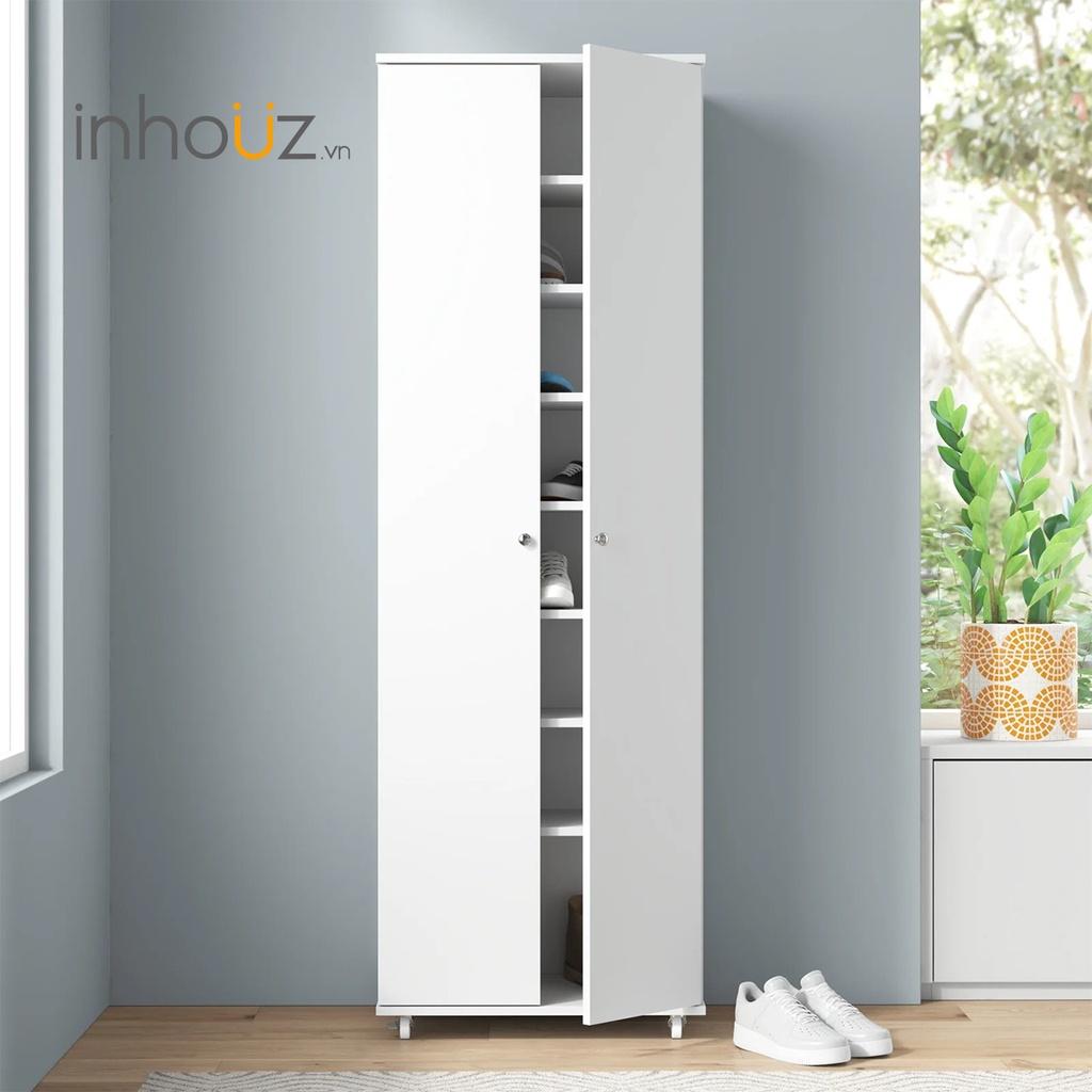 Tủ giày 8 kệ chứa 24 đôi đơn giản hiện đại - 24 Pair Shoe Storage Cabinet - INHOUZ - HOTG0006