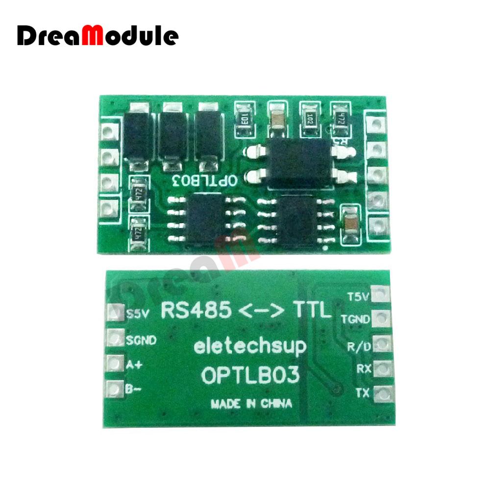 Công Nghiệp RS485 To TTL232 UART Bị Cô Lập Giao Tiếp Chống Sét Mô Đun Cho RS485 TO TTL PLC Công Nghiệp Thiết Bị Điều Khiển