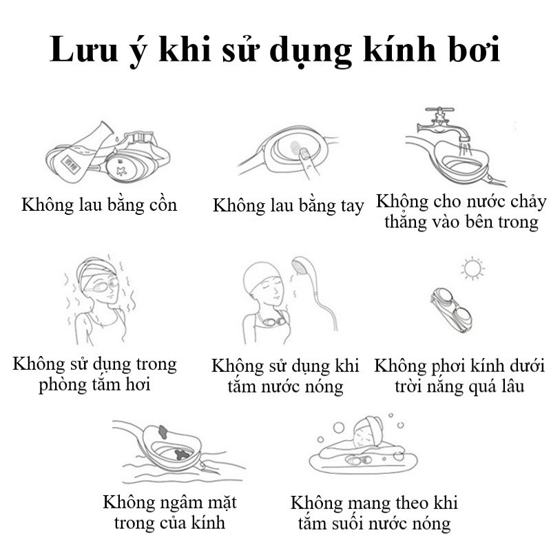 Kính bơi trẻ em dây nhỏ YUKE 7600(Tặng Kèm Hộp), nhập khẩu chính hãng, chống mờ sương ( 1 đổi 1 trong 7 ngày)