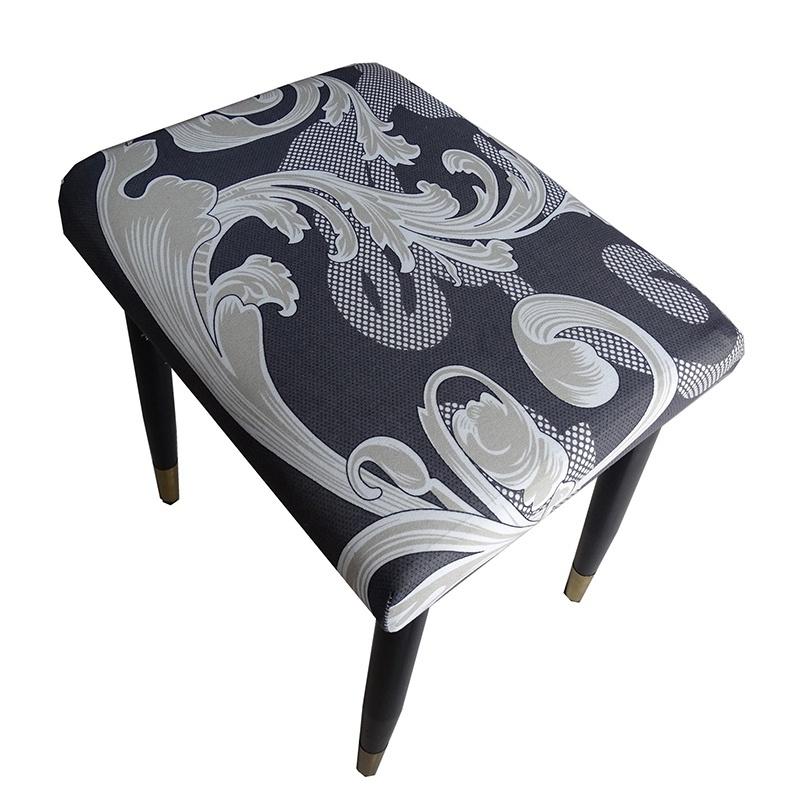 Nordic Spandex Chair Cover Stretch Ottoman Slipcover Home Furniture Protector
