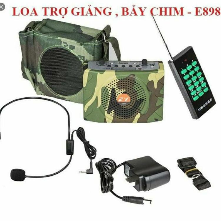 Máy trợ giảng E898, Kiêm bẫy chim, nghe nhạc mp3 bảo hành 6 tháng