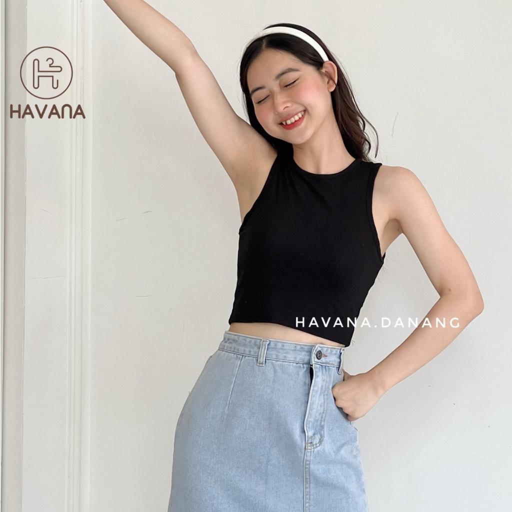 Áo ba lỗ nữ, croptop sát nách nữ ôm body