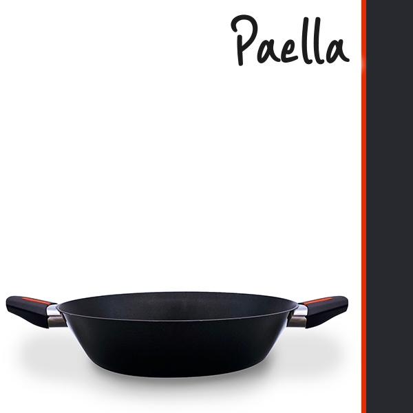 Chảo Paella đáy từ hợp kim nhôm chống dính KIMS COOK 30cm