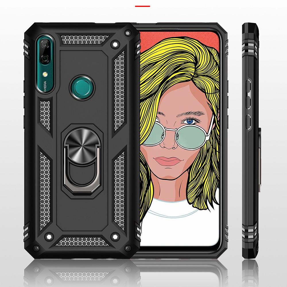 Ốp lưng cho Huawei Y9 Prime 2019 chống sốc 2 lớp kèm nhẫn iring làm giá đỡ