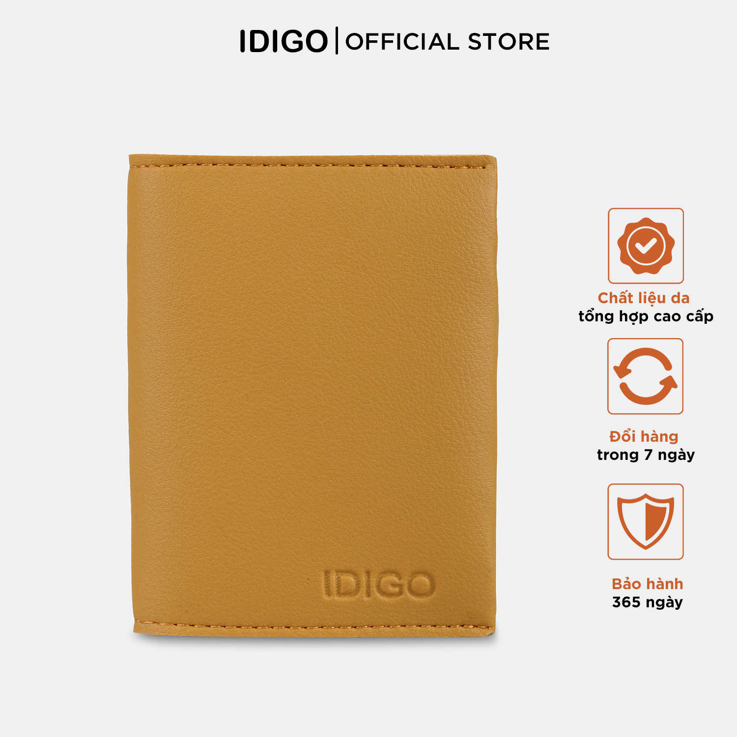 [QUÀ TẶNG - MÀU NGẪU NHIÊN] Ví nữ cầm tay mini IDIGO FW2-006