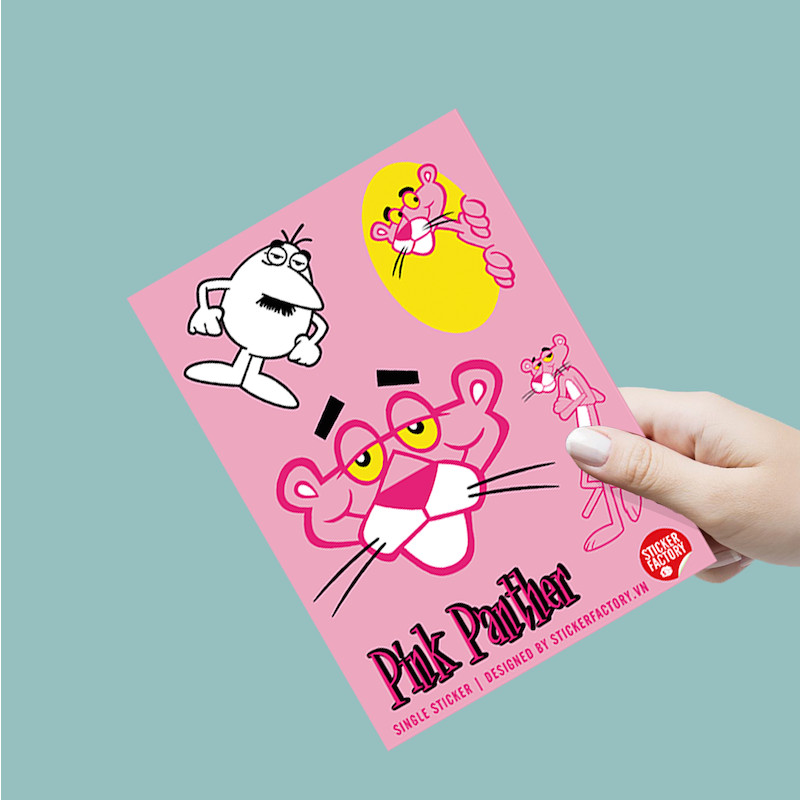 Pink Panther - Single Sticker hình dán lẻ