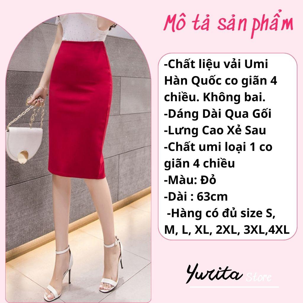 Chân Váy Bút Chì yurita Chân Váy Công Sở Đẹp, Siêu Tôn Dáng