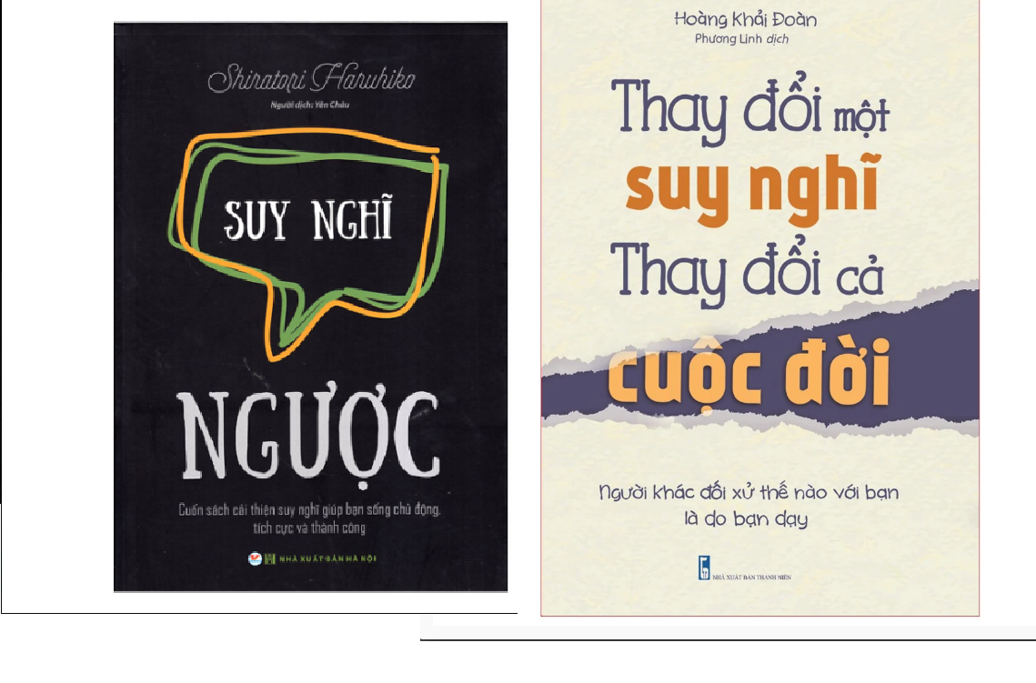 Combo Suy Nghĩ Ngược+Thay Đổi Một Suy Nghĩ Thay Đổi Cả Cuộc Đời