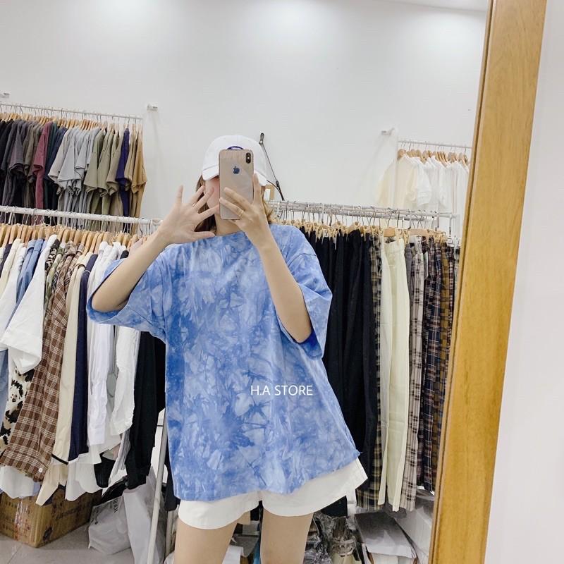 Áo phông loang oversize