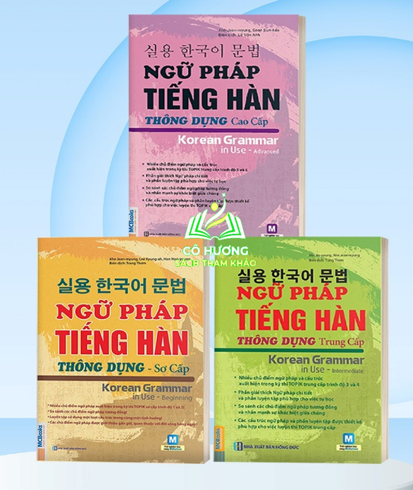 Sách - Combo Ngữ Pháp Tiếng Hàn Thông Dụng (MC)