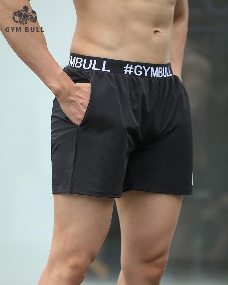 Quần short tập gym nam GYMBULL Z258 (Đen) - M