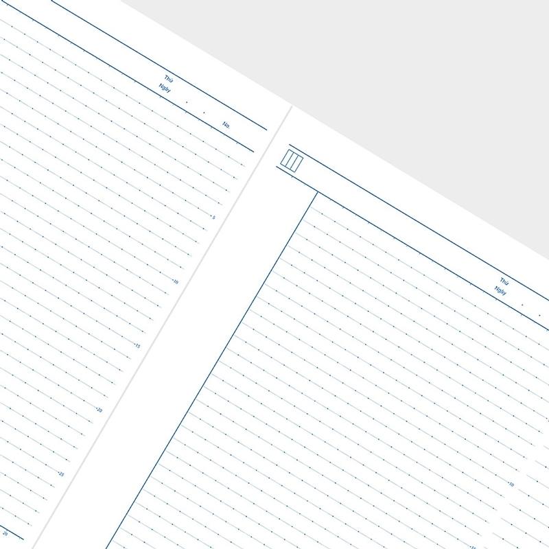 Vở Line Field - B5 Kẻ Ngang Có Chấm 80 Trang ĐL 70g/m2 - Campus NB-BLFI80 (Mẫu Màu Giao Ngẫu Nhiên)