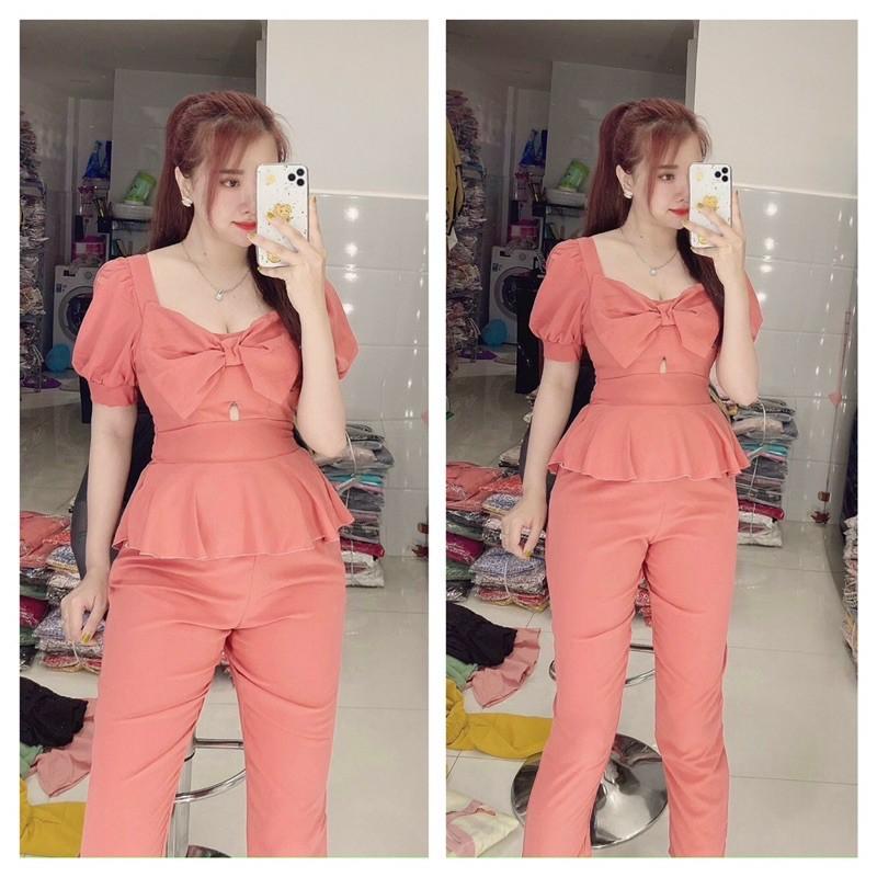 Set bộ nơ tay phồng dễ thương có mút ngực