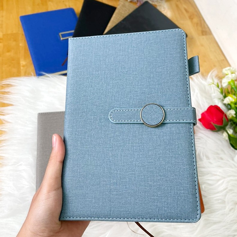 SỔ TAY NOTEBOOK BÌA VẢI MÀU TRƠN SANG TRỌNG