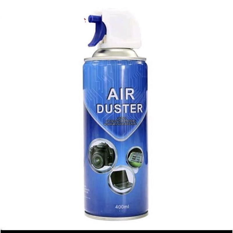 Bình Xịt Bụi Khí Nén Air Duster Màu Xanh Xịt Cực Mạnh Loại 1 kèm ống