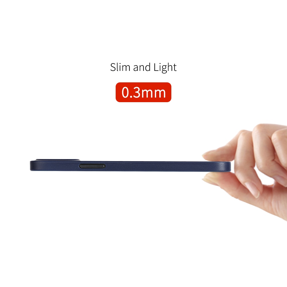 Ốp lưng nhám cho iPhone 12 Pro Max (6.7 inch) siêu mỏng 0.3mm hiệu Memumi ( có gờ bảo vệ camera, chống trầy, chống bụi) - Hàng nhập khẩu