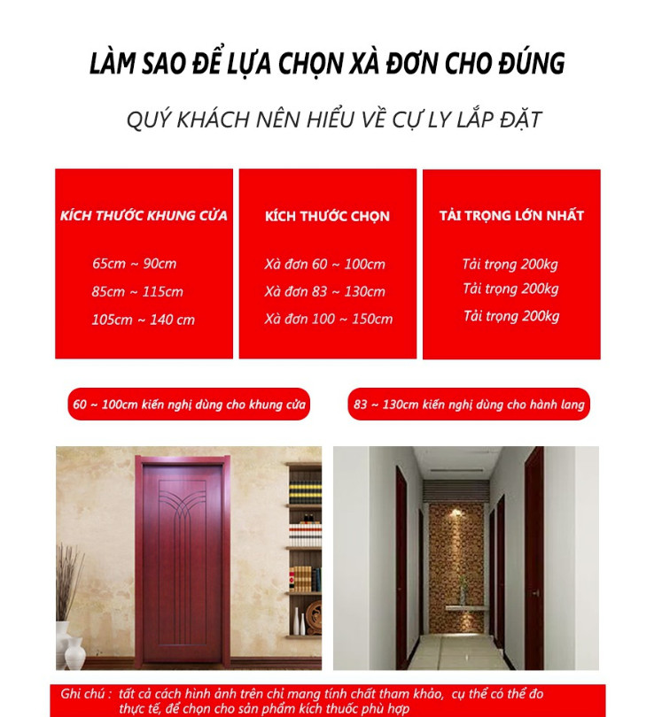 Xà đơn treo tường có chốt chống xoay ( An toàn cao cấp )mẫu mới nhất- Màu đỏ đen