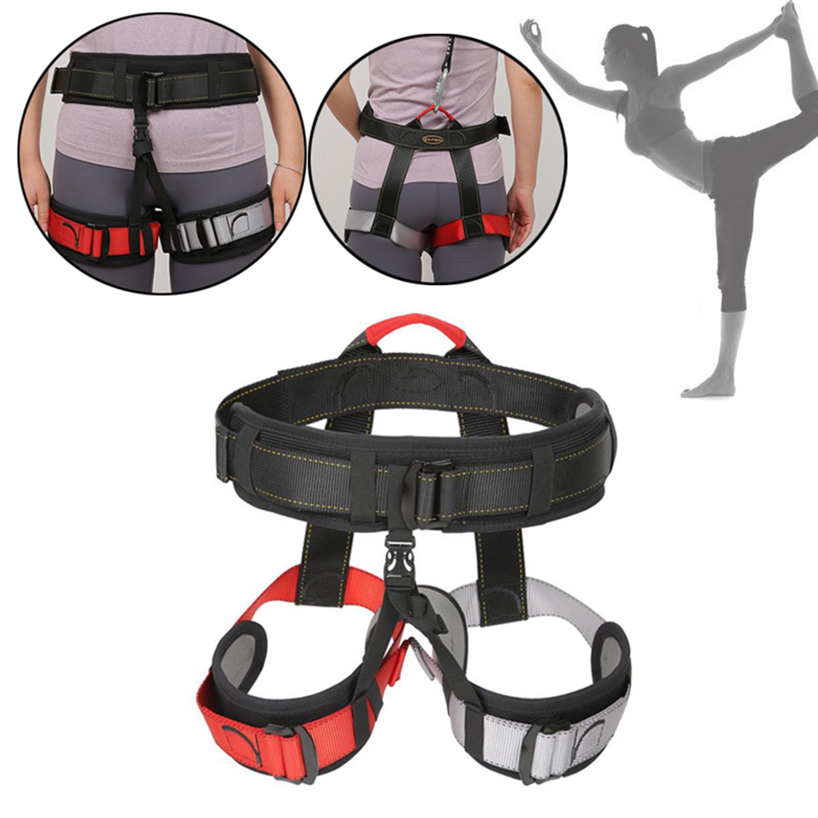 Half Body Climbing Harness Bearing 120KG Safe Seat Belt for Aerial Yoga Gym