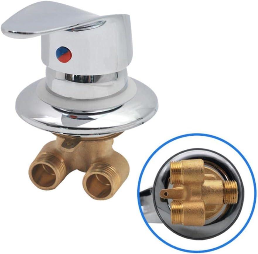 Vòi hoa sen tay cầm đơn Bộ chuyển hướng đầu ra vòi hoa sen bằng đồng thau Bộ kết hợp vòi hoa sen Chrome Vòi G1/2" Connector Bộ kết hợp vòi hoa sen nước nóng và lạnh cho phòng tắm