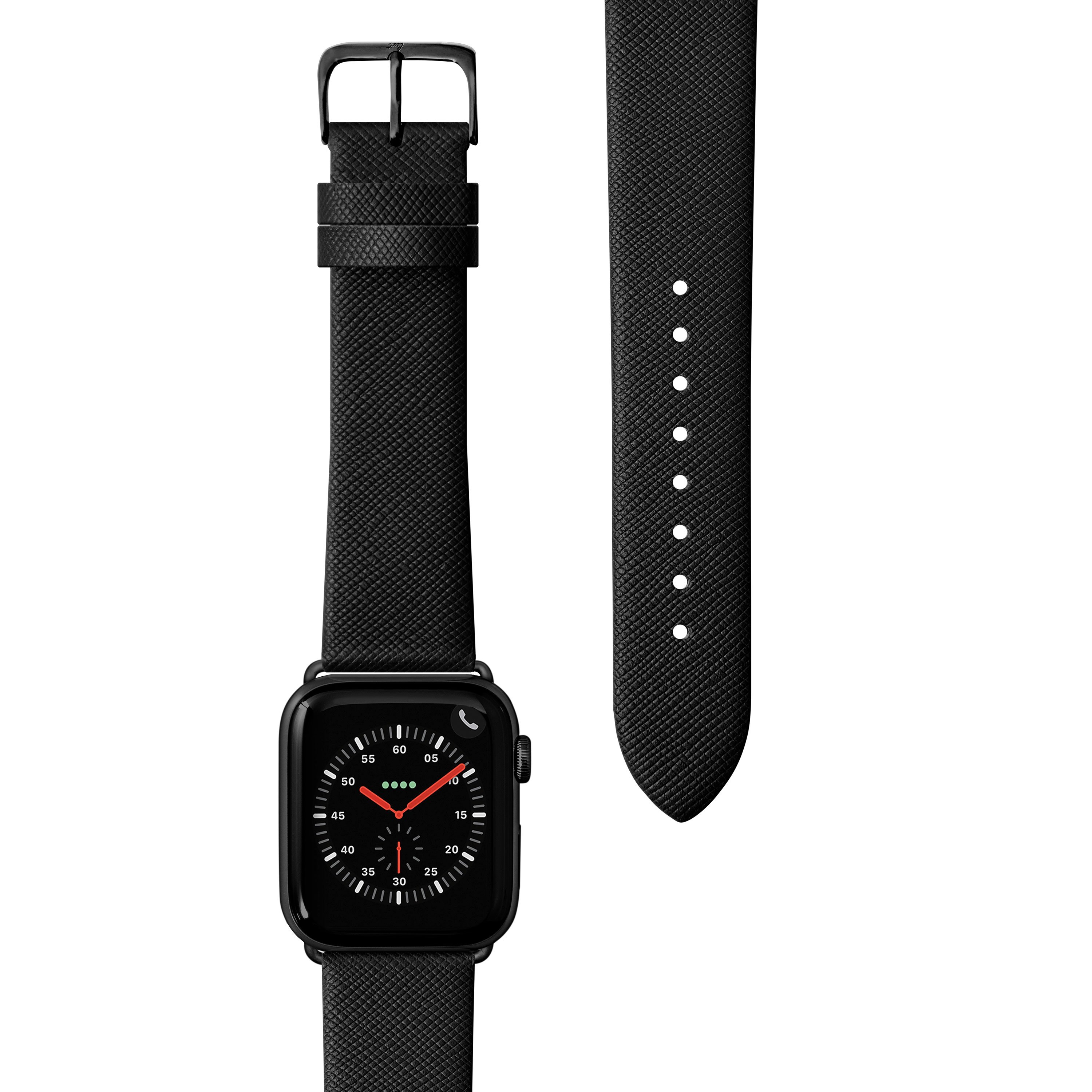 HÀNG CHÍNH HÃNG - Dây đeo LAUT PRESTIGE dành cho Apple Watch (42/44/45mm) Series 1~8 & SE Lớp lót là da mềm mại cho cảm giác đeo êm ái, thoải mái nhất