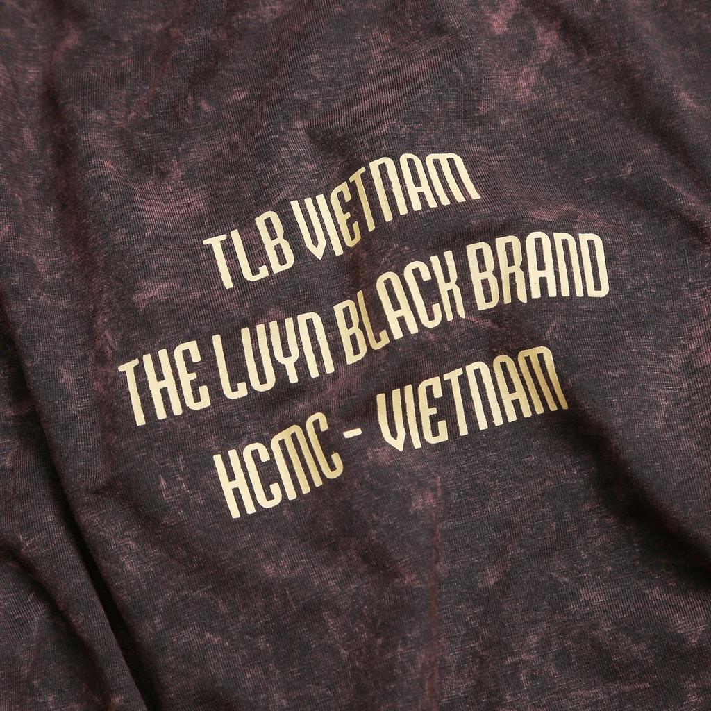 Áo Thun The Luyn Black ACID WASH Unisex Tay Lỡ Màu Xám Chất Cotton Mỹ Dành Cho Cả Nam Và Nữ