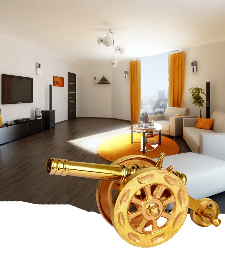 Mô hình đại pháo thần công bằng đồng thau