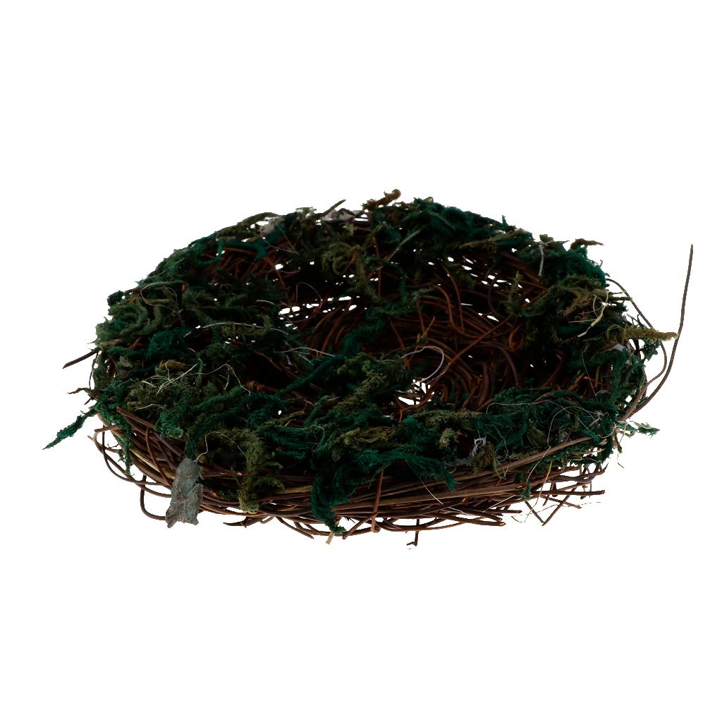 Bird Nest Handmade Vine Rattan Bed Nature for Parrots Cockatiel A:12cm