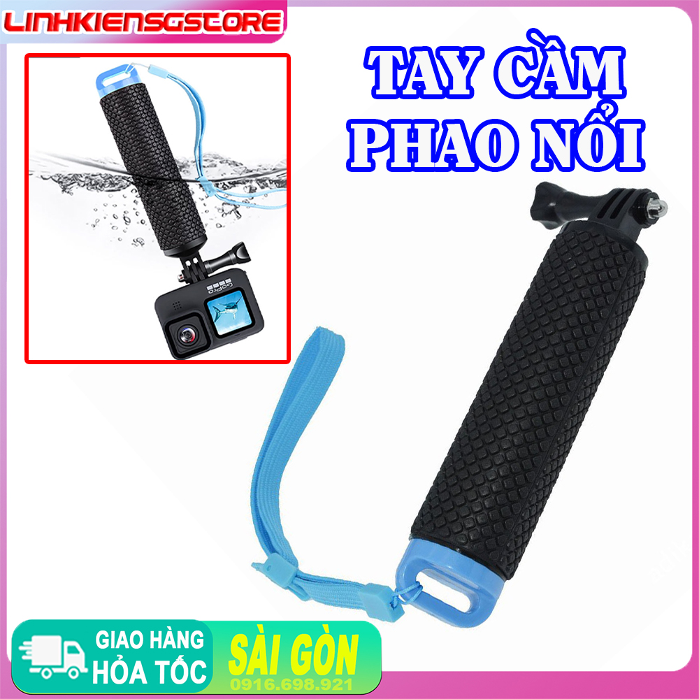 Tay cầm Kiêm phao nổi dưới nước chống thấm cho GoPro Hero 8 Hero 7 Fusion DJI Osmo