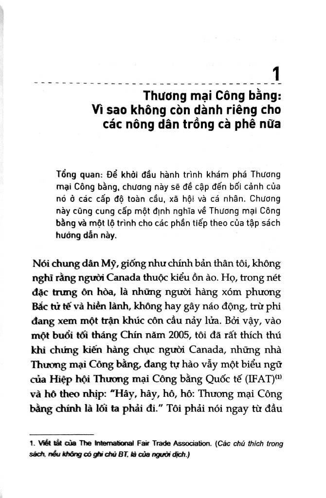 Dẫn Nhập Về Thương Mại Công Bằng