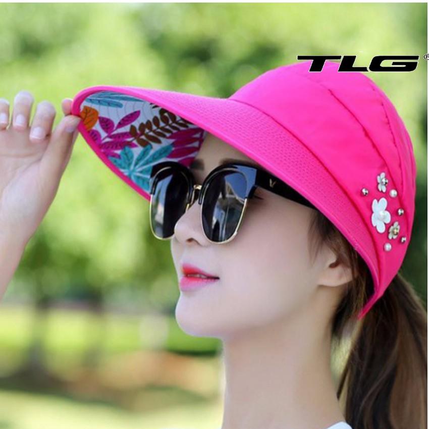 Mũ Nón Nữ Chống Nắng Cao Cấp TLG 422TI (hồng)