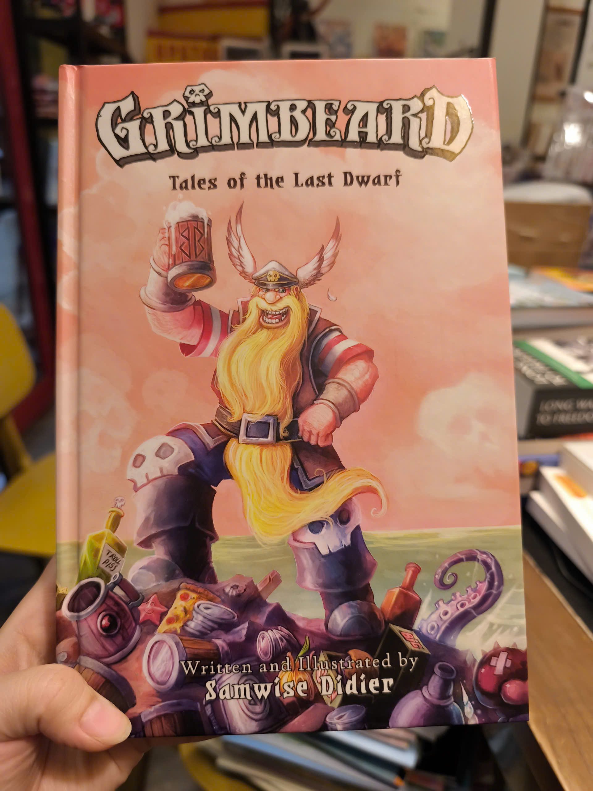 Sách - Grimbeard by Samwise Didier | Short Collection Fantasy English Stories | Sách ngoại văn