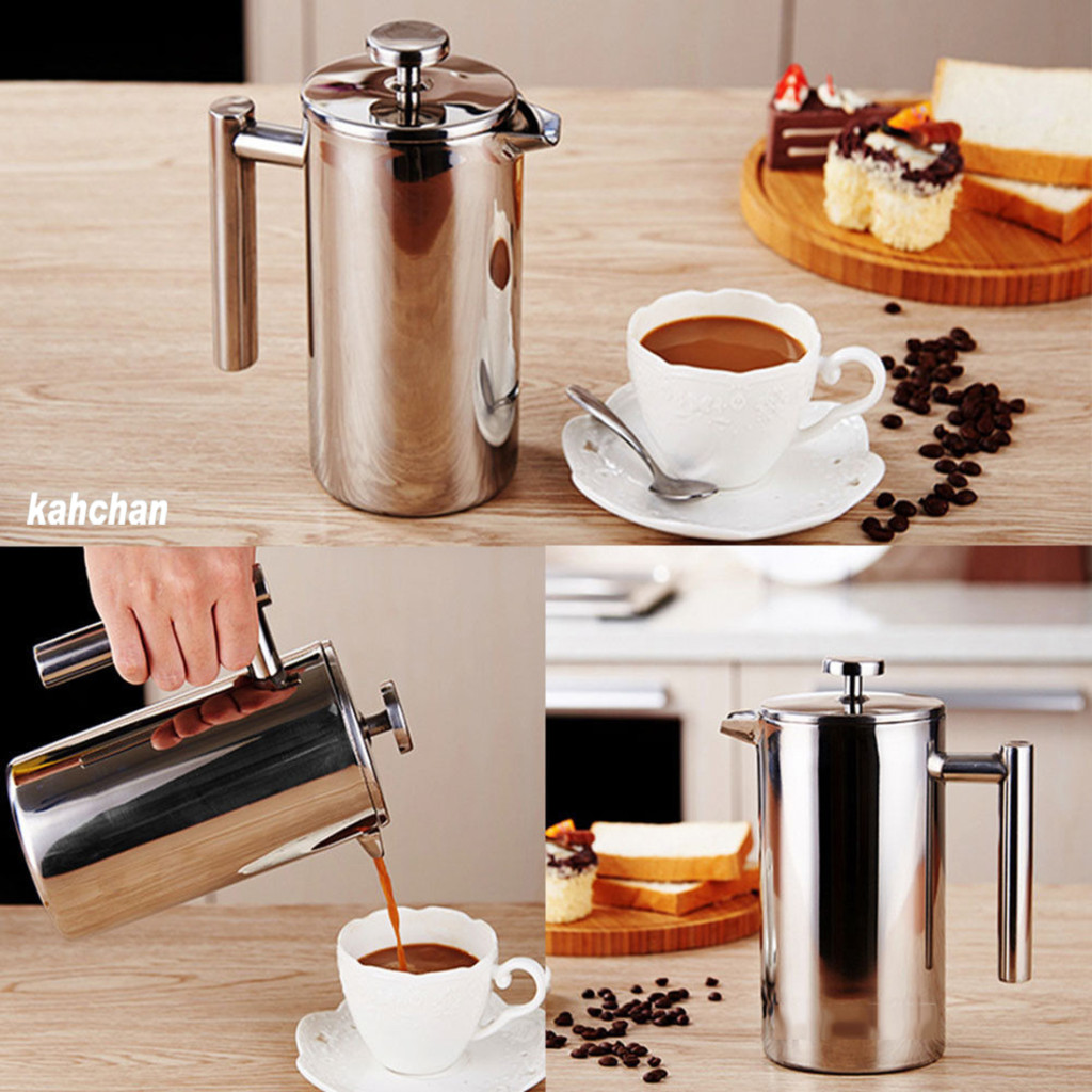 Bình Pha Cà Phê French Press Chuẩn Hương Vị Tự Nhiên, Thơm Ngon Đậm Đà