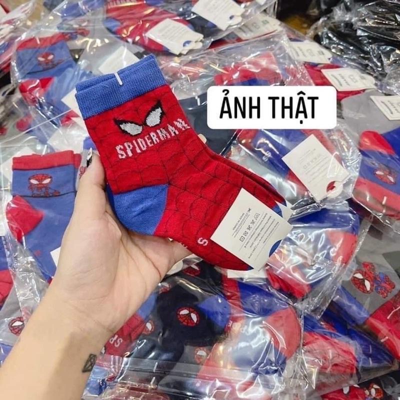 Set 10 tất siêu nhân người nhện cho bé 1-12 tuổi