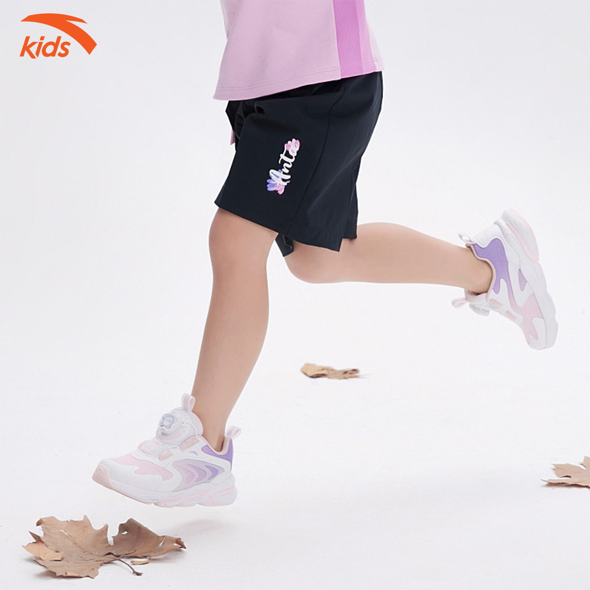 Quần short thể thao bé gái Anta Kids 362239504-1