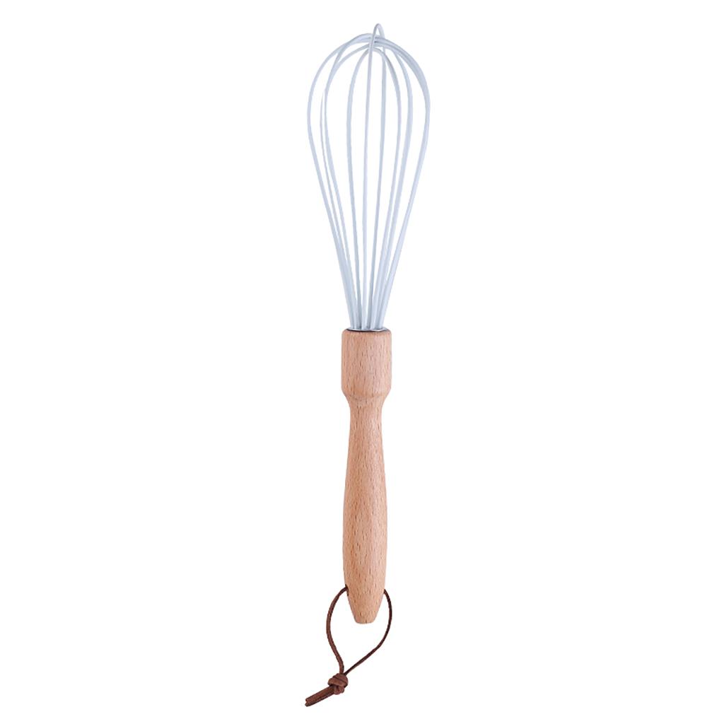 Egg Beater Whisk Hand Blender Mixer Cake Beech Baking Tool