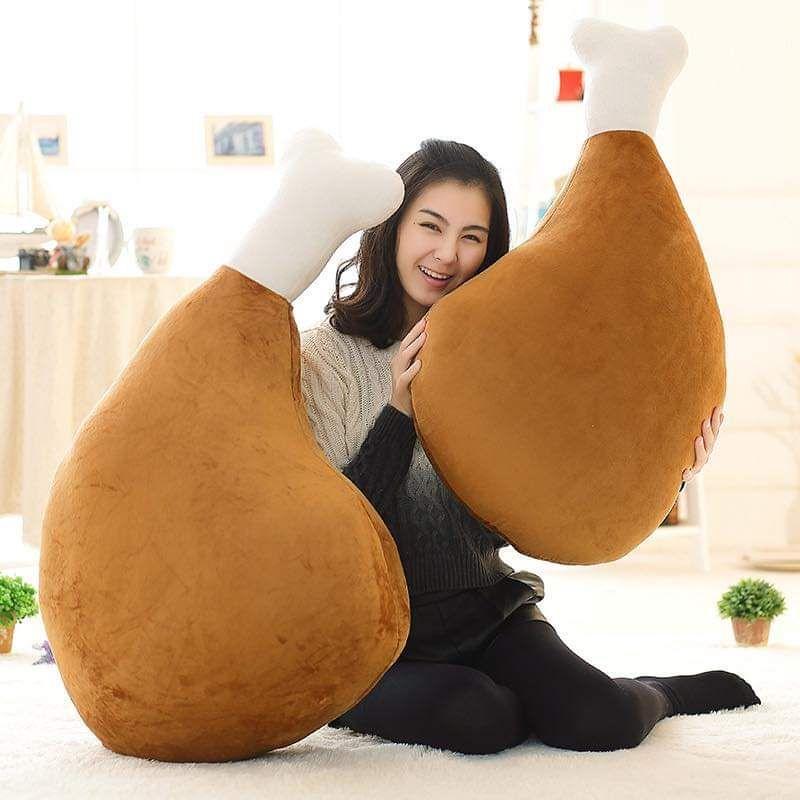 Gấu bông Đùi gà SIZE đại 90cm Siêu to khổng lồ
