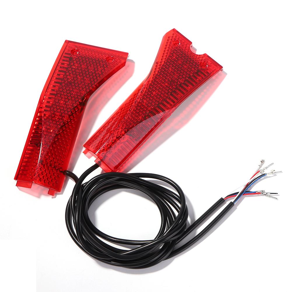 Bộ đèn báo rẽ xe tay ga Đèn báo xe máy Blinker Light Đèn cho KUGOO M4 PRO Kick Scooter Phụ kiện Bộ phận đèn phía sau Màu sắc: Như hình