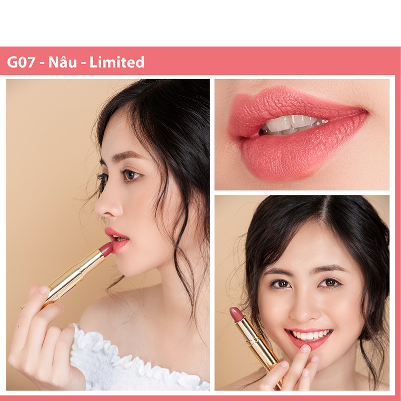 Son Môi Mini Garden Gold 2 in 1 Matte Lipstick Nhung Lì PV997