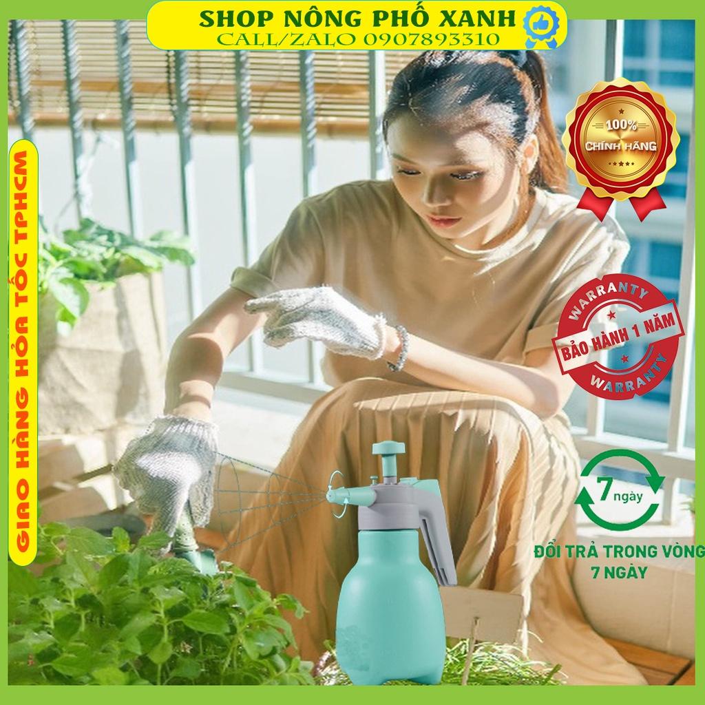 Bình tưới cây 2 lít nhựa cao cấp béc phun điều chỉnh được, tưới cây văn phòng, cây nhỏ bonsai, sen đá mini cầm tay