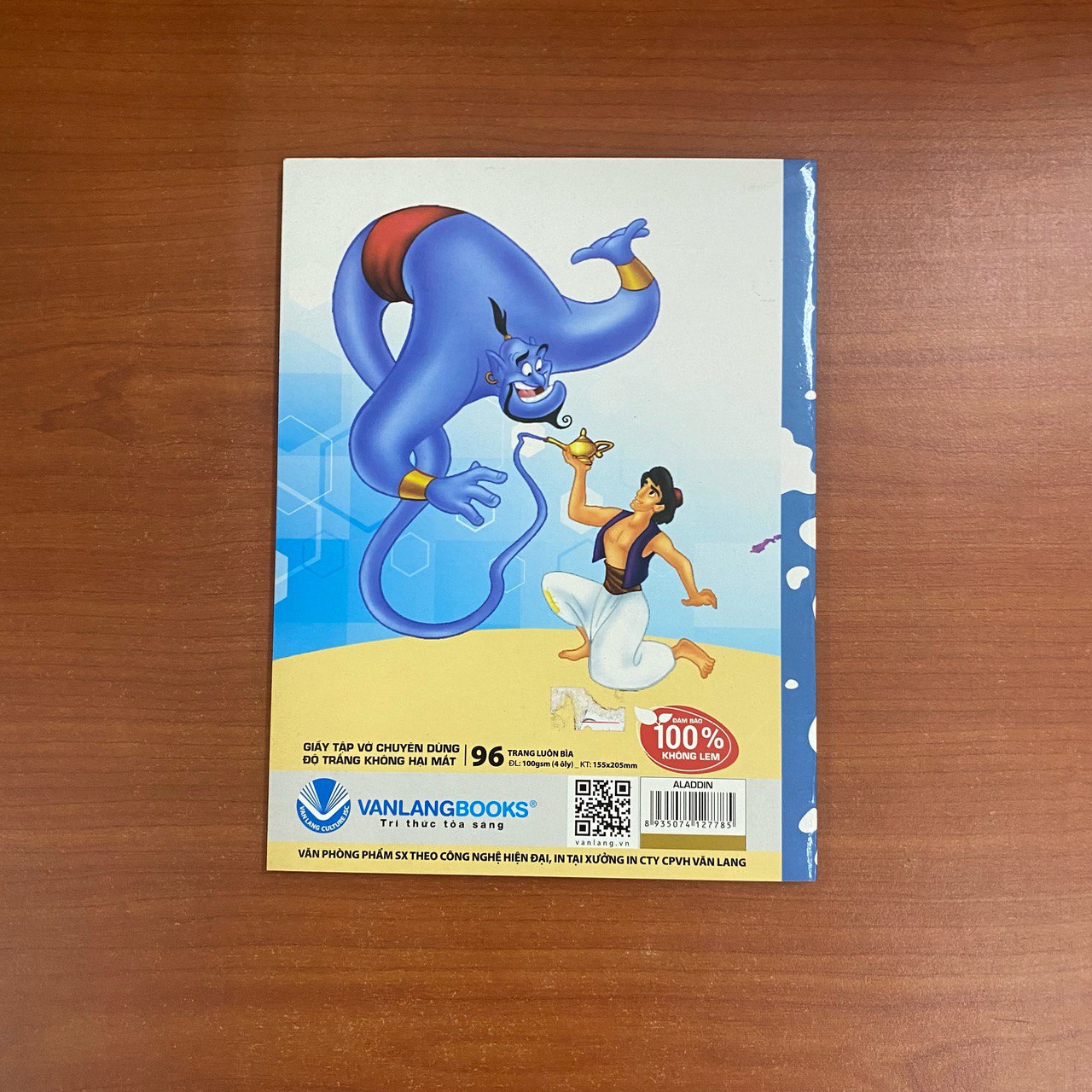 Tập Học Sinh Vanlangbooks 96 Trang (Định Lương 100- 4 Ôly) - Aladdin - Vanlangbooks