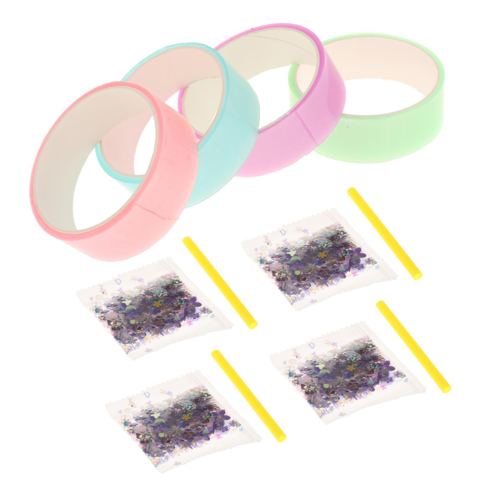 4 Pieces Sticky Tape for Kids Adults Pinch Toy Classroom DIY Craft