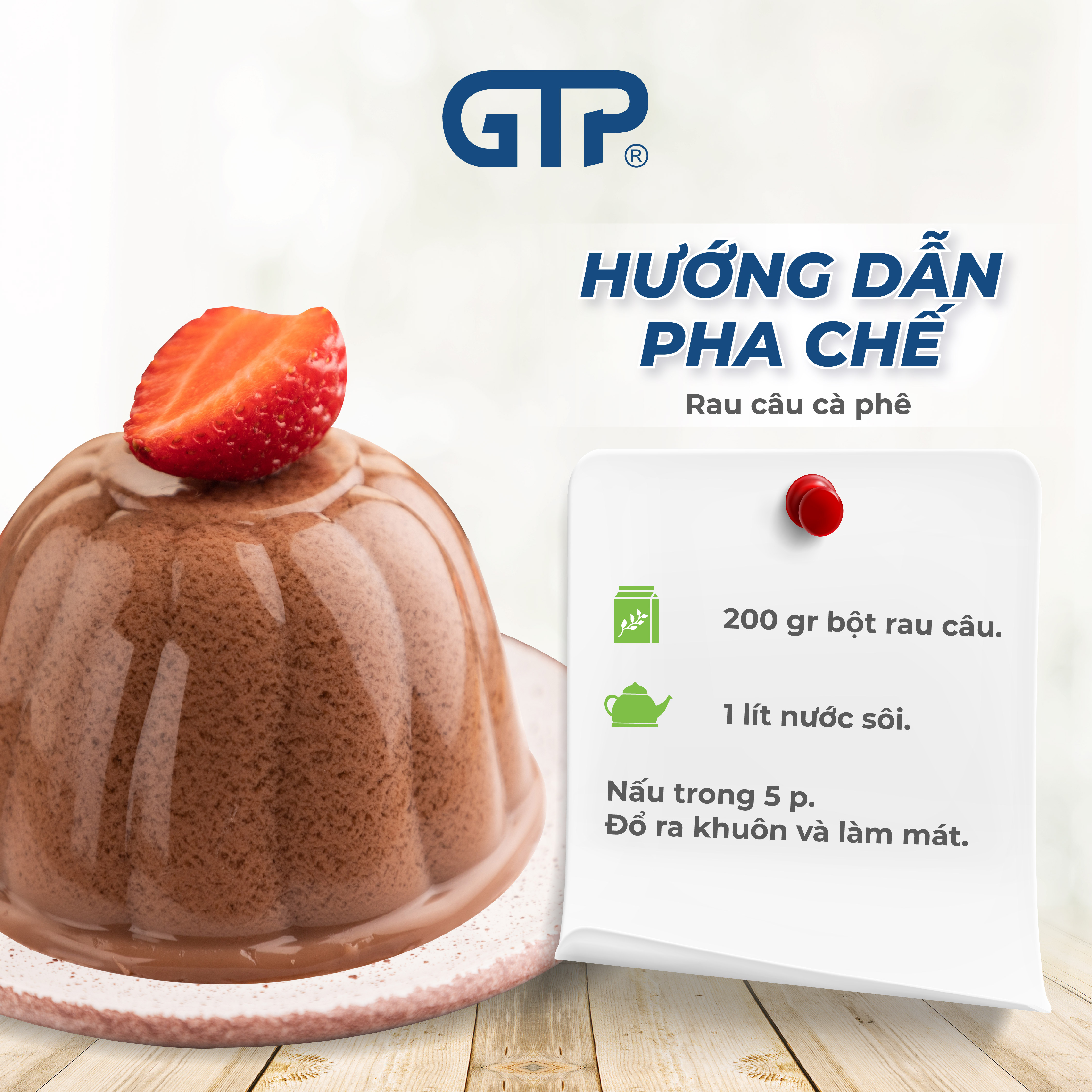 Bột Rau Câu (Jelly)  hương Cà Phê(200g/gói), Bột rau câu (Jelly) giòn dẻo